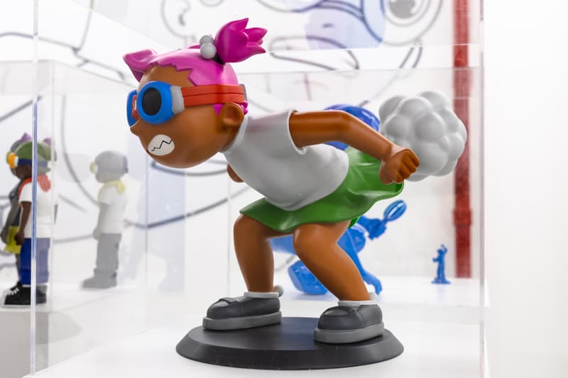 hebru brantley nevermore pop up nyc vinyl art collectible sculptures artworks paintings prints
