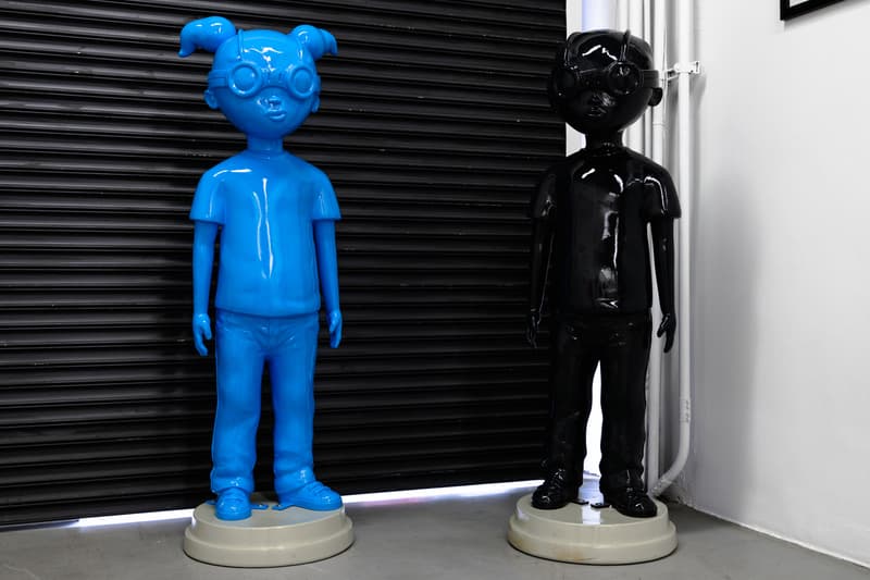 hebru brantley nevermore pop up nyc vinyl art collectible sculptures artworks paintings prints