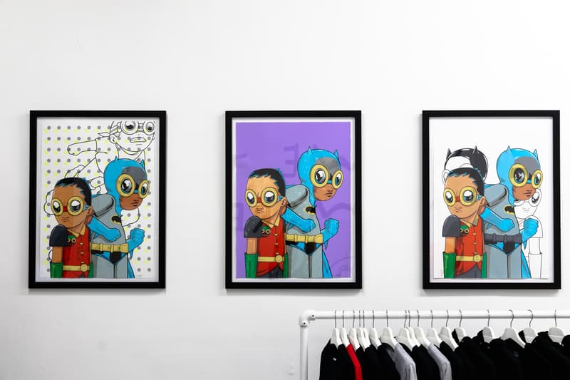 hebru brantley nevermore pop up nyc vinyl art collectible sculptures artworks paintings prints