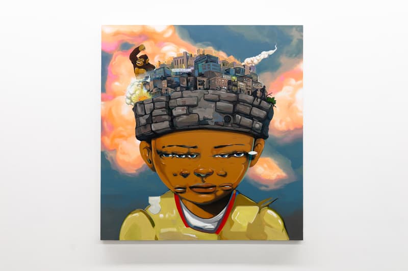 hebru brantley nevermore pop up nyc vinyl art collectible sculptures artworks paintings prints