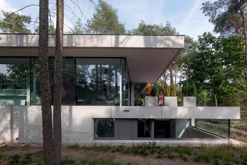 House Zeist Bedaux de Brouwer Architects The Netherlands Home House Houses Modern Interior Exterior Trees Woodland Forest Nature