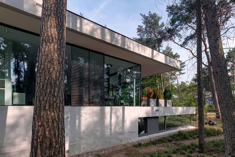House Zeist Bedaux de Brouwer Architects The Netherlands Home House Houses Modern Interior Exterior Trees Woodland Forest Nature
