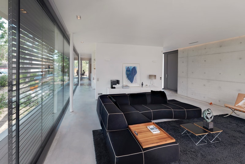 House Zeist Bedaux de Brouwer Architects The Netherlands Home House Houses Modern Interior Exterior Trees Woodland Forest Nature