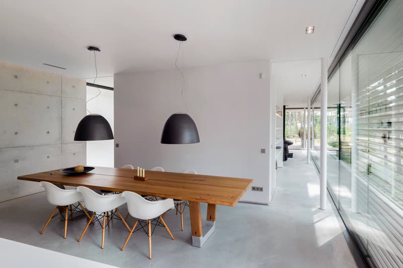 House Zeist Bedaux de Brouwer Architects The Netherlands Home House Houses Modern Interior Exterior Trees Woodland Forest Nature