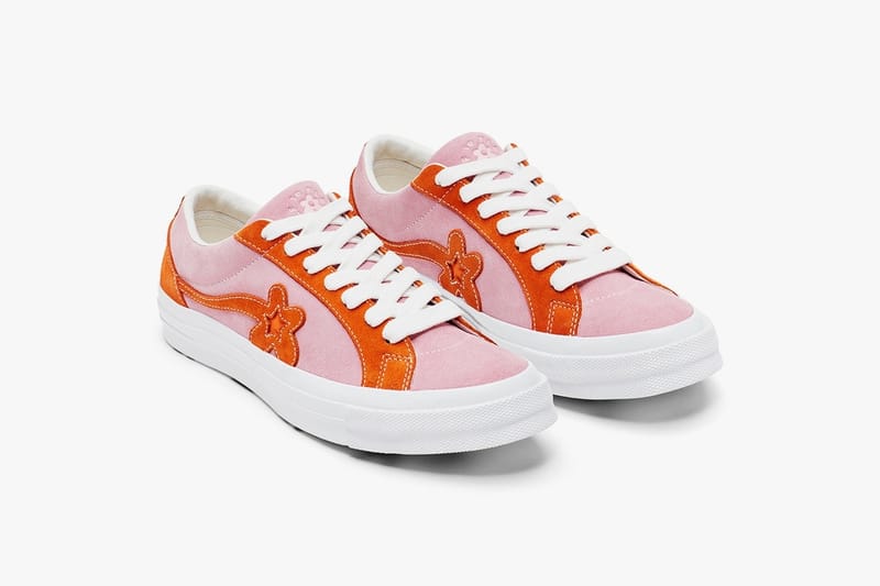 converse golf le fleur pink orange