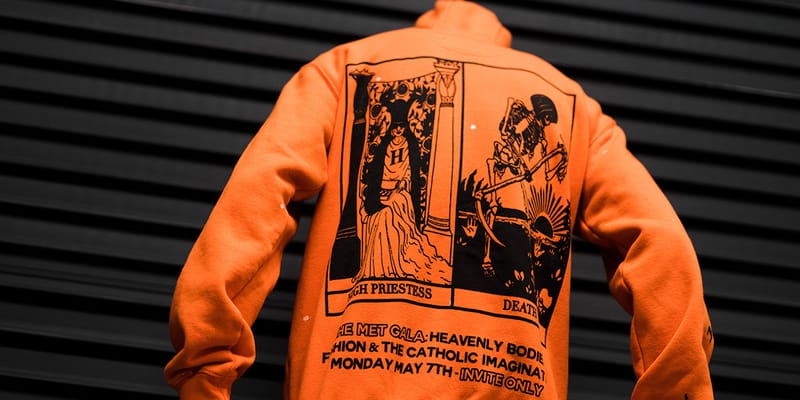 orange hypebeast hoodie