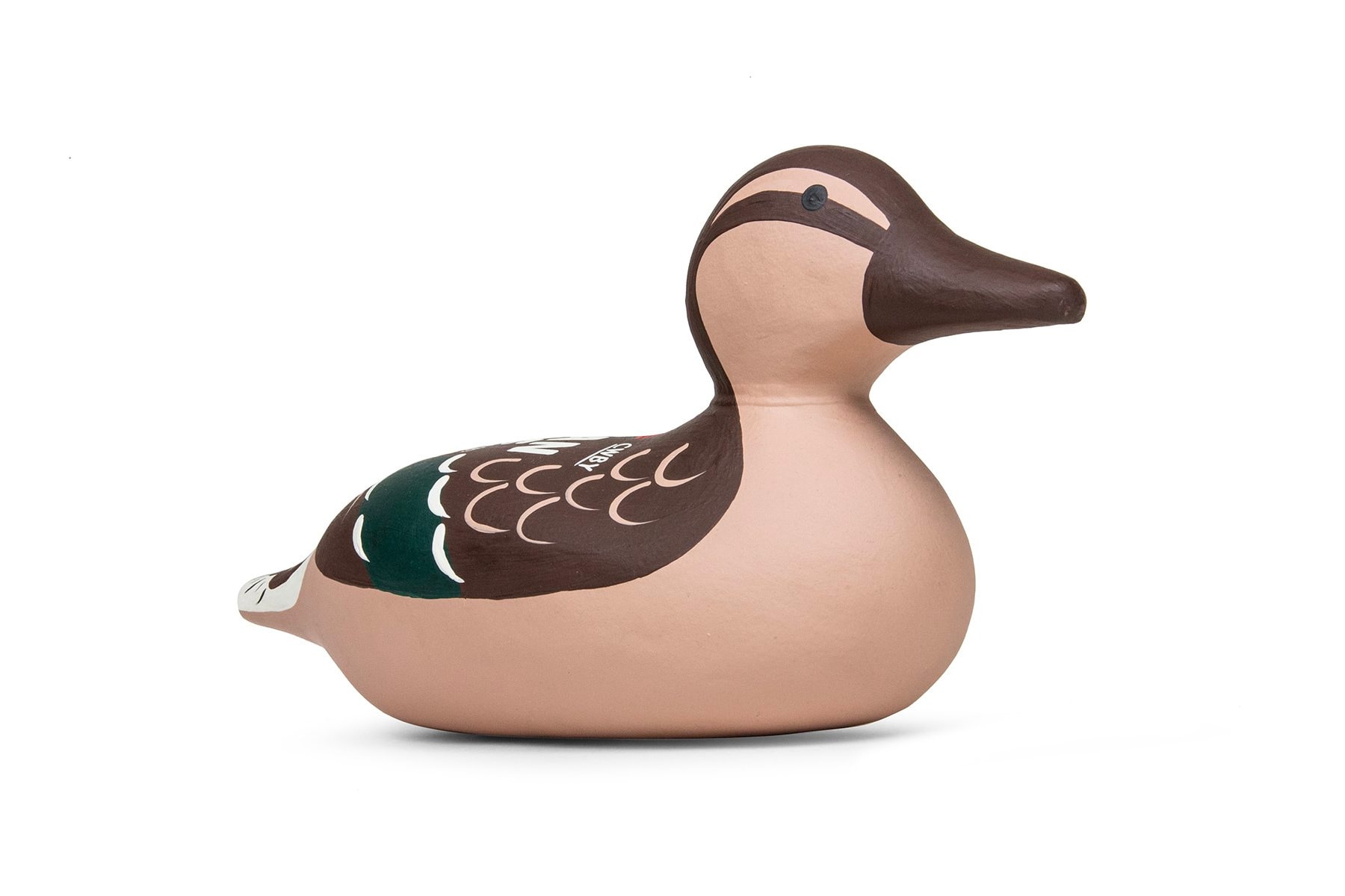 HUMAN MADE Paper Mache Duck Display Brown home accessory decor sculpture