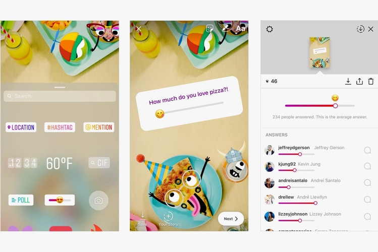 Instagram Adds Emoji Slider Stickers to Polls