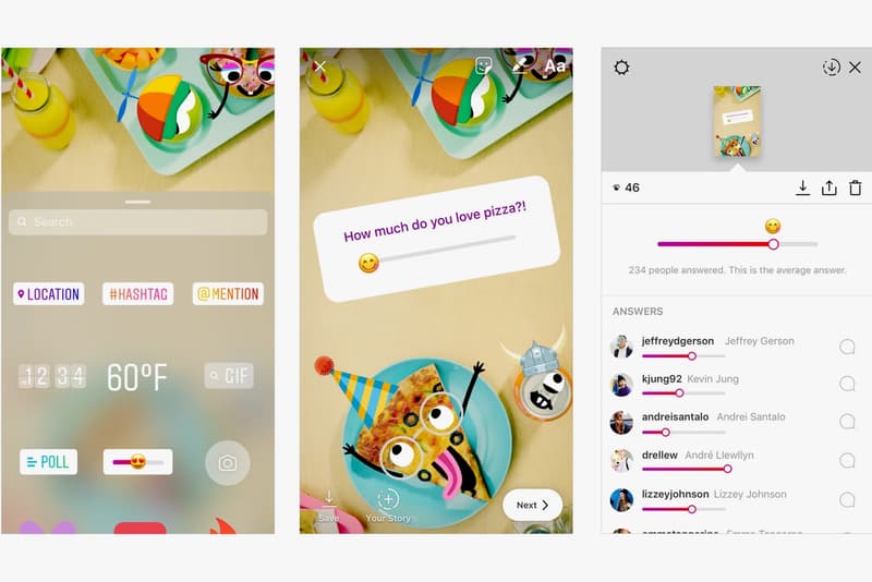 Instagram Adds Emoji Slider Stickers Polls Stories