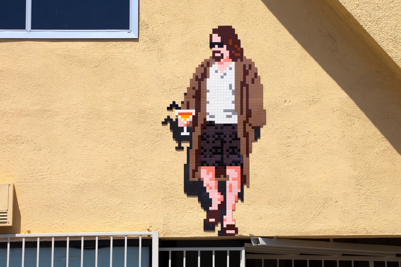 Invader The Big Lebowski LA 9th Wave of Invasion Melrose