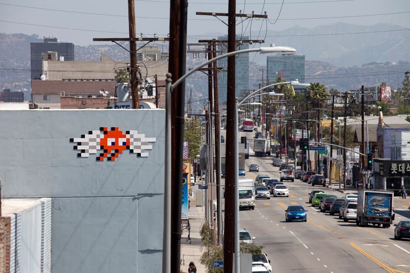 Invader The Big Lebowski LA 9th Wave of Invasion Melrose