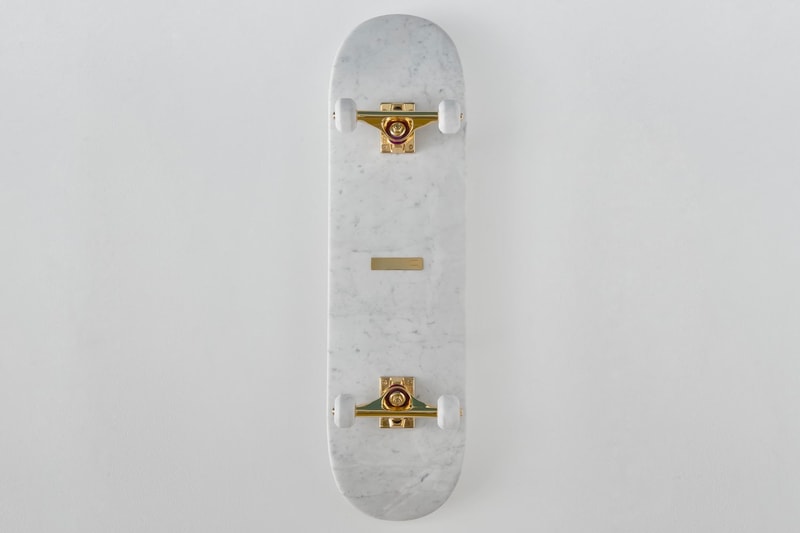 Ioaiao Gold Marble Nostalgia Collection skateboard