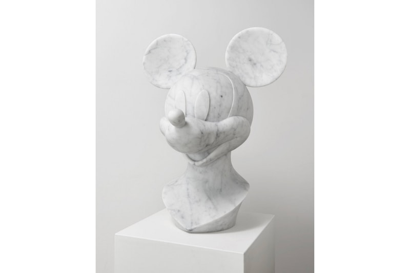 Ioaiao Gold Marble Nostalgia Collection mickey mouse head