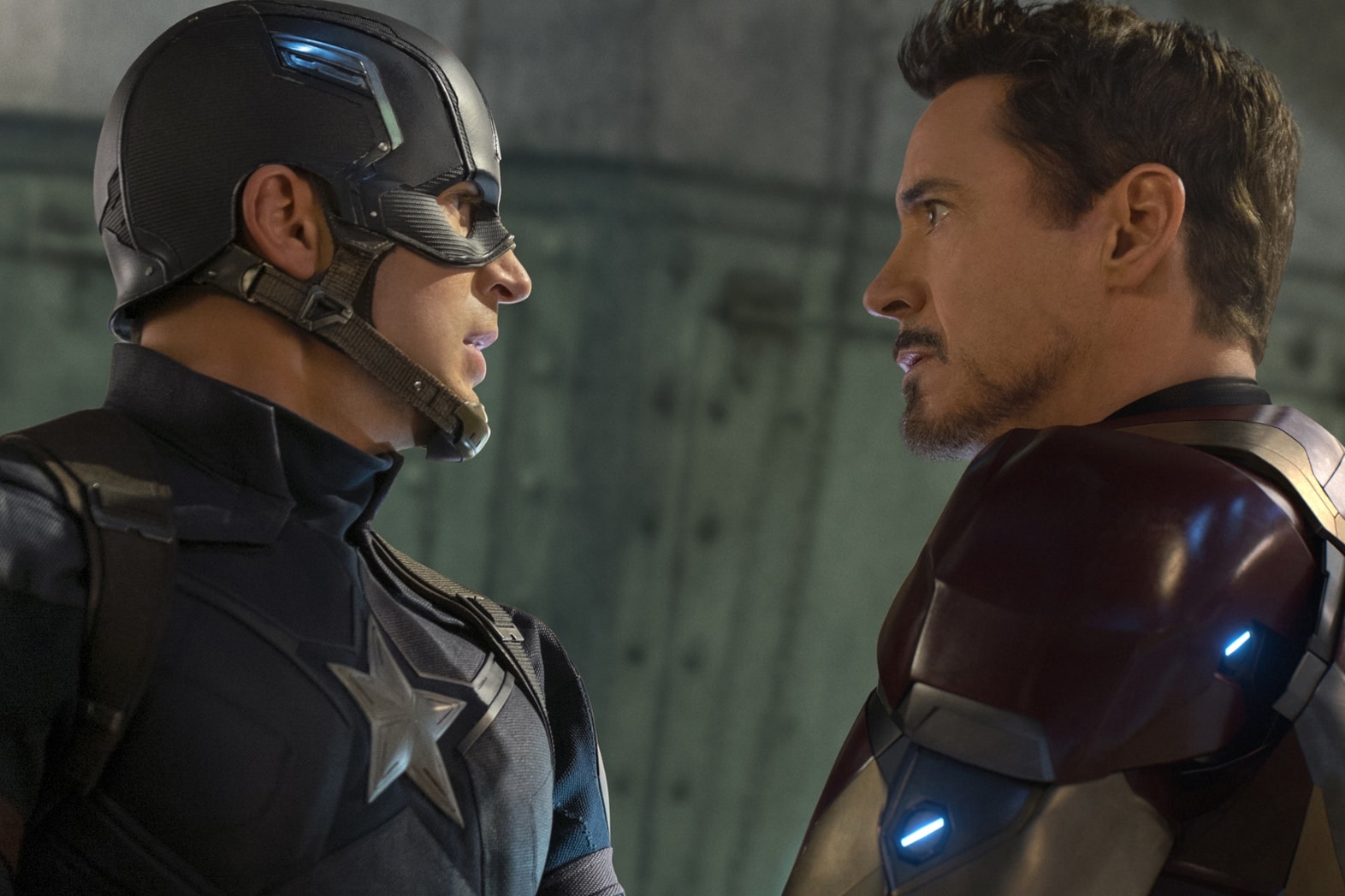 Iron Man Captain America Avengers Infinity War Scene Marvel Civil War