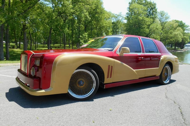Customizer Gives 1996 Lincoln Town Car an Iron Man Makeover