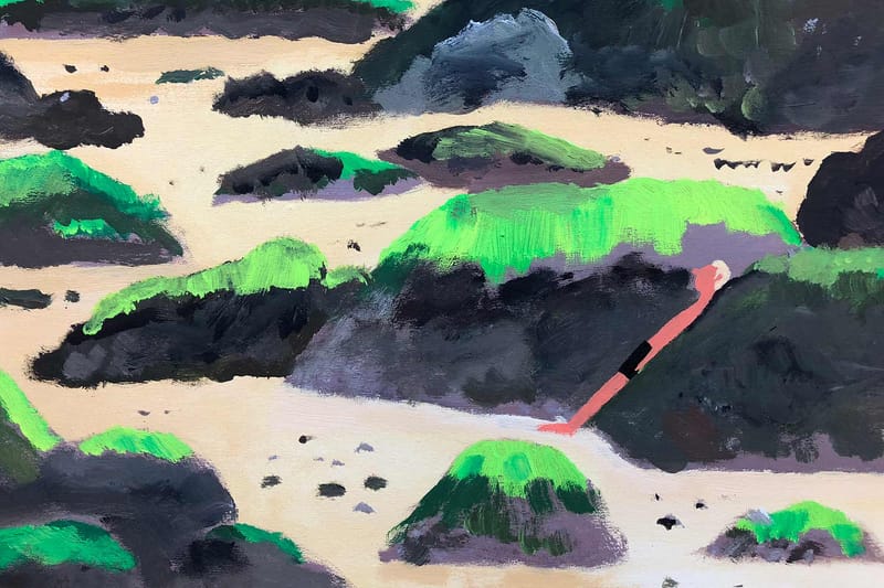 Jean Jullien's "ONAJI UMI" Exhibition Is Filled with Breezy Beach Scenes