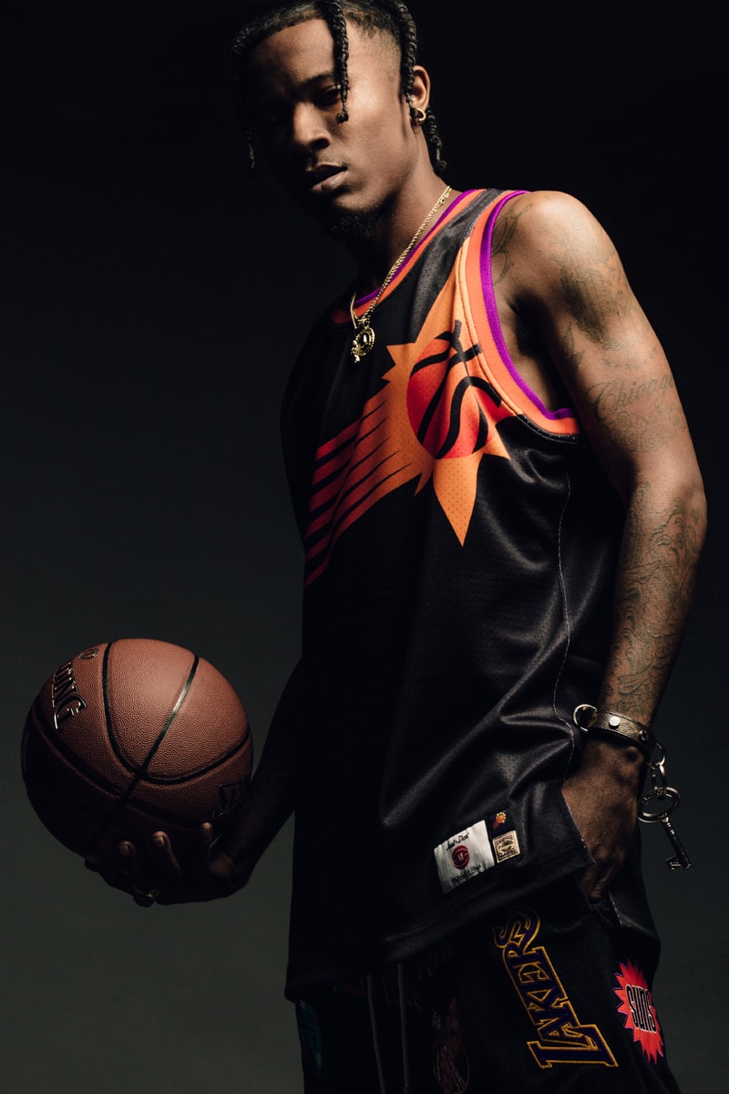 Just Don Mitchell and Ness The No Name Collection Feature Las Vegas LV Editorial Lookbook Jerseys Shorts NBA