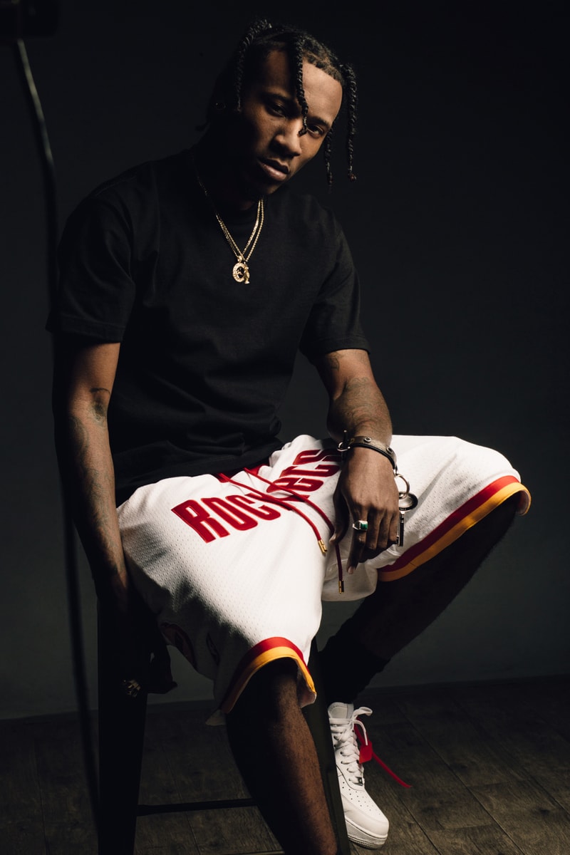 Just Don Mitchell and Ness The No Name Collection Feature Las Vegas LV Editorial Lookbook Jerseys Shorts NBA