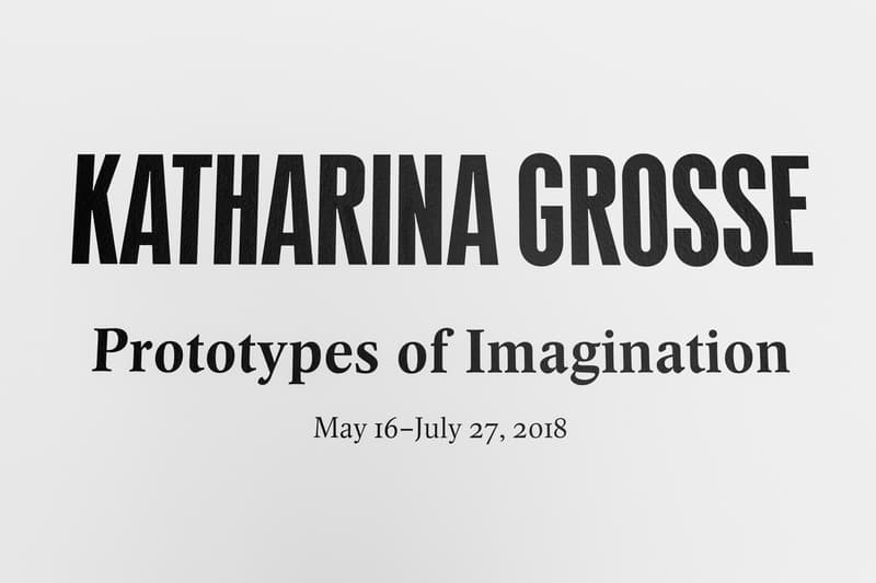 Katharina Grosse "Prototypes of Imagination" Exhibit Open Now May 16 July 27 2018 London Gagosian Britannia Street Art First Look Site Specific