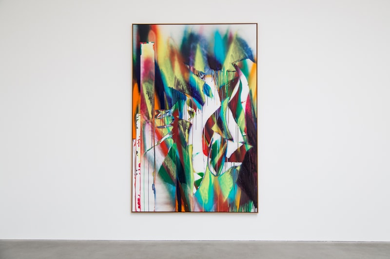 Katharina Grosse "Prototypes of Imagination" Exhibit Open Now May 16 July 27 2018 London Gagosian Britannia Street Art First Look Site Specific