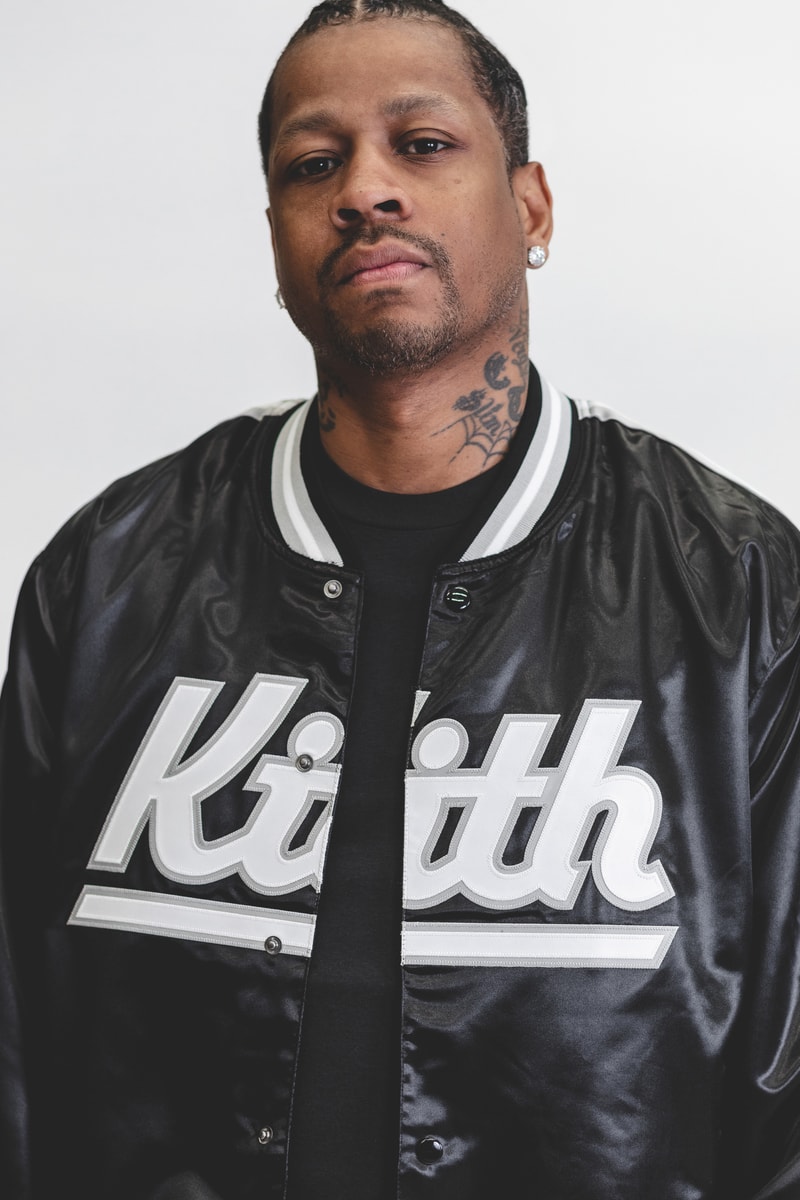 KITH x Mitchell & Ness Collection Lookbook 2018 may fashion Ronnie Fieg Allen Iverson