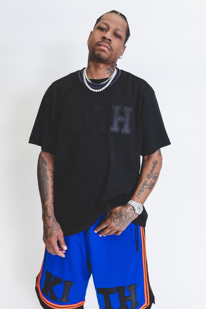 KITH x Mitchell & Ness Collection Lookbook 2018 may fashion Ronnie Fieg Allen Iverson