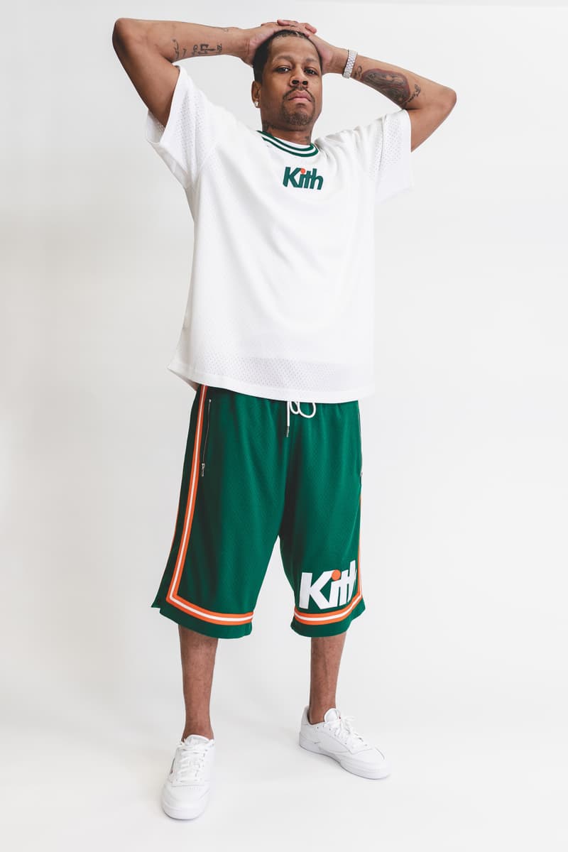 KITH x Mitchell & Ness Collection Lookbook 2018 may fashion Ronnie Fieg Allen Iverson