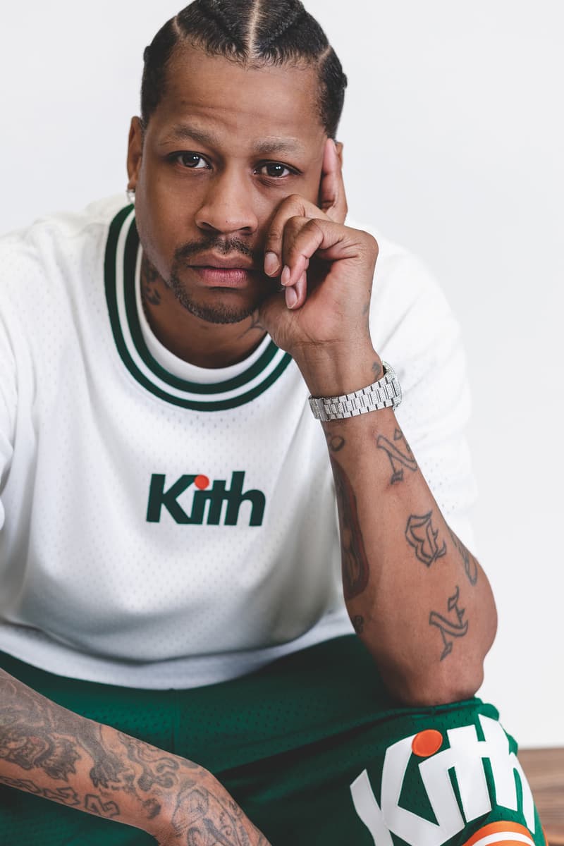 KITH x Mitchell & Ness Collection Lookbook 2018 may fashion Ronnie Fieg Allen Iverson