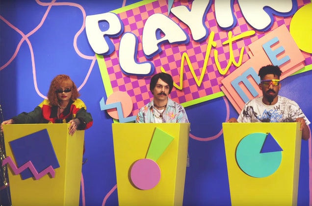 KYLE & Kehlani Are Guests on a Game Show for "Playinwitme" Video