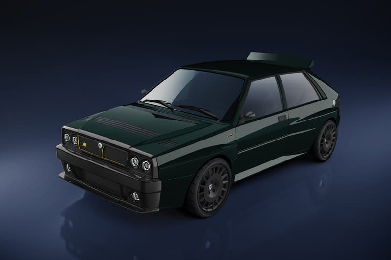 Lancia Delta HF Integrale Automobili Amos Restomod Dark Green