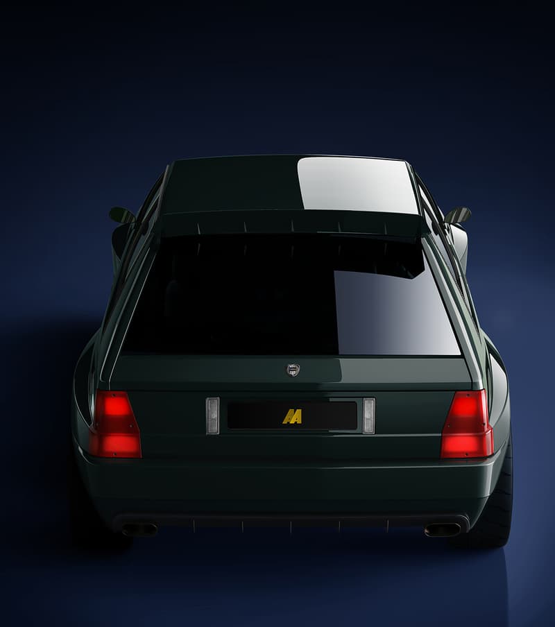 Lancia Delta HF Integrale Automobili Amos Restomod Dark Green