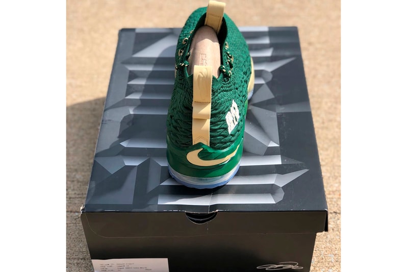 nike lebron james 15 st vincent st mary player exclusive green