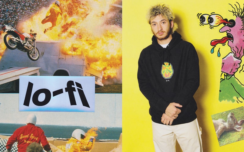 Lo-Fi Range #004 'Sudden Terror' Lookbook Collection Hoodies Jackets Graphic Tees T-Shirts Tracksuits Accessories Keychains Tote Bags Sweatshirts In Store Online Saturday Sunday June 2 3