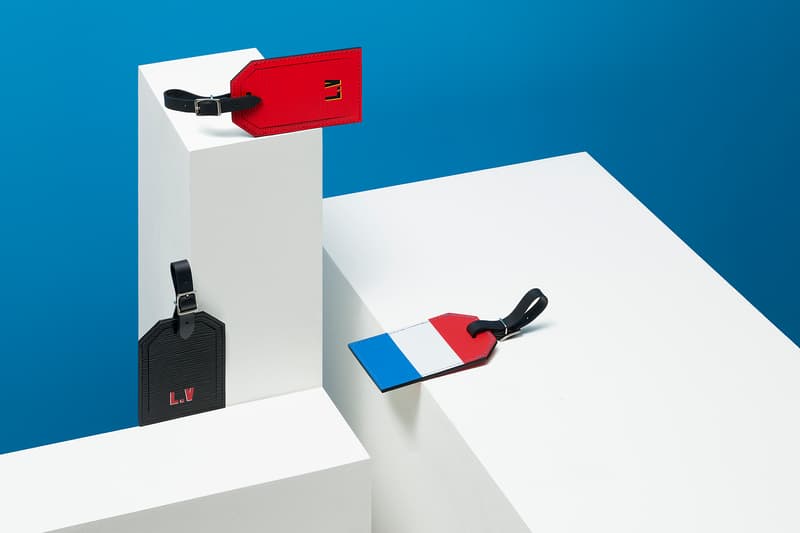 Louis Vuitton Fifa 2018 world cup collaboration luggage bag apollo keep all wallet leather goods epi soccer football branding flag luggage tag duffel laptop case black red white blue color customizable june 14 july 17 2018 limited edition exclusive drop release info