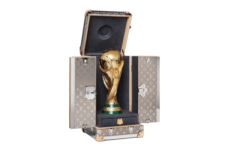 Louis Vuitton 2018 FIFA World Cup Trophy Case adidas official match ball collection trunk auction price
