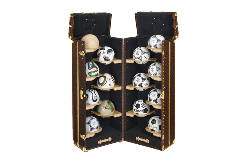 Louis Vuitton 2018 FIFA World Cup Trophy Case adidas official match ball collection trunk auction price