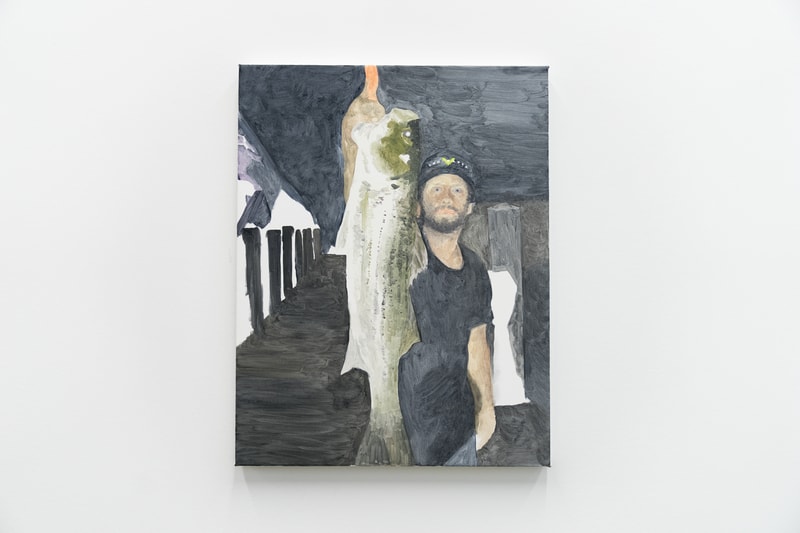 lucien smith virgil abloh off white em pty gallery exhibition paintings artworks t-shirts clothes apparel