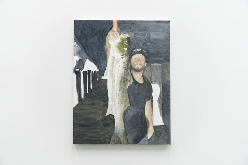 lucien smith virgil abloh off white em pty gallery exhibition paintings artworks t-shirts clothes apparel