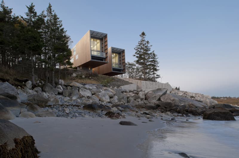 Mackay-Lyons Sweetapple Two Hulls House Halifax Nova Scotia Homes Design Interior Design nature Port Muton Architecture Atlantic Canada