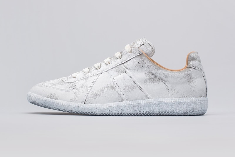 Maison Margiela Replica Sneaker White Paint fall winter 2018 release info sneakers footwear