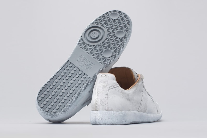 Maison Margiela Replica Sneaker White Paint fall winter 2018 release info sneakers footwear