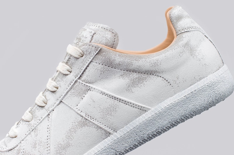 Maison Margiela Replica Sneaker White Paint fall winter 2018 release info sneakers footwear