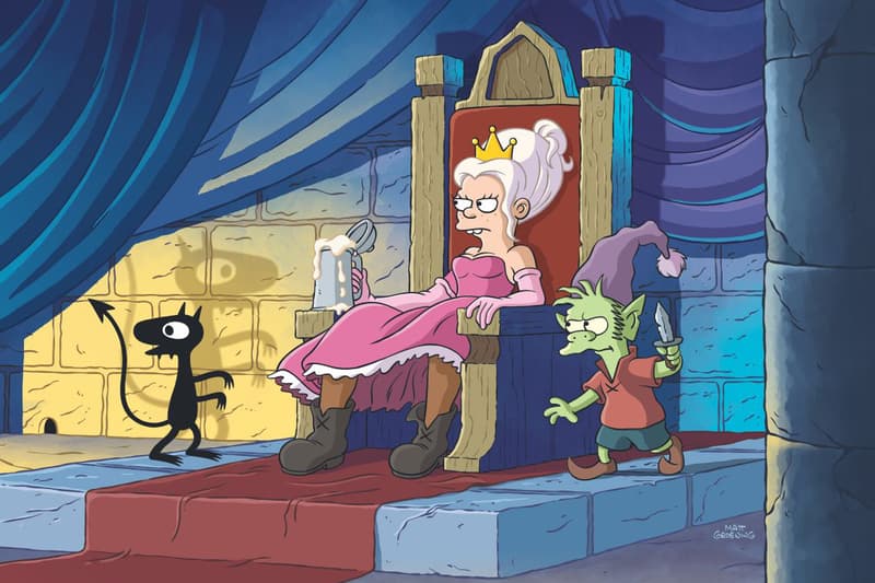 Matt Groening Disenchantment Netflix animated fantasy series simpsons august 17 2018 release date info drop debut premiere