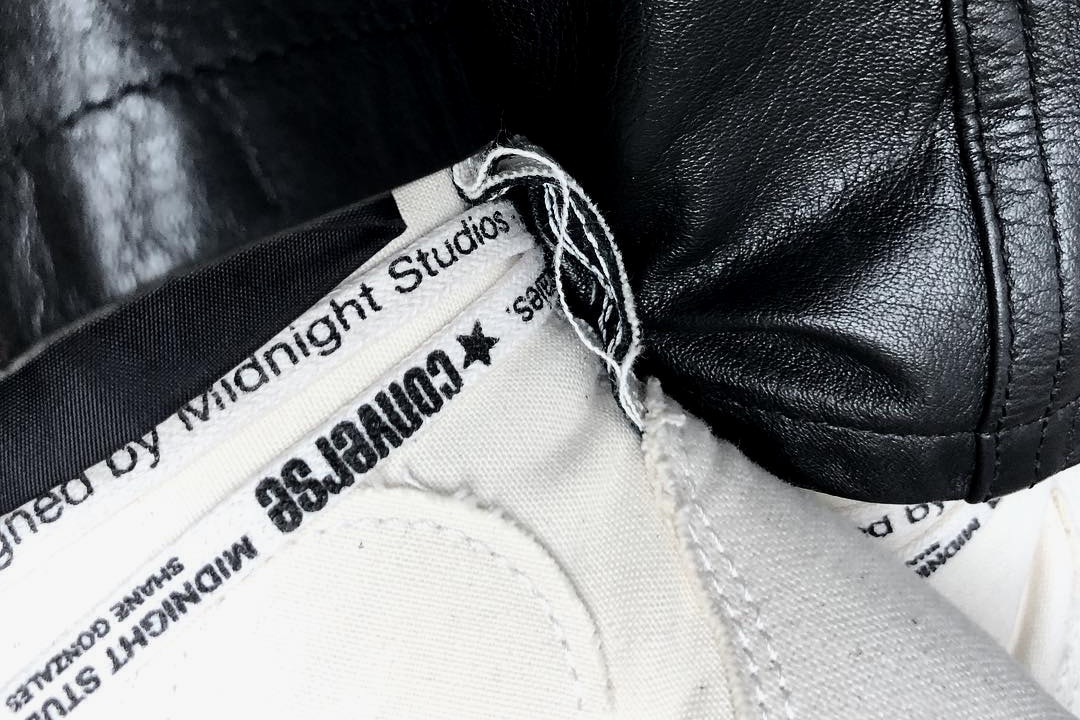 Midnight Studios Converse Collaboration Shane Gonzales 2018 release date info drop awge black white