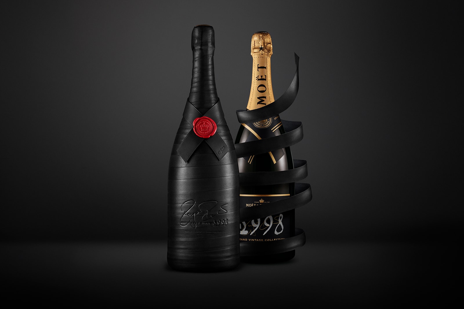 Moët & Chandon GREATNESS SINCE 1998 Collection roger federer exclusive limited edition champagne