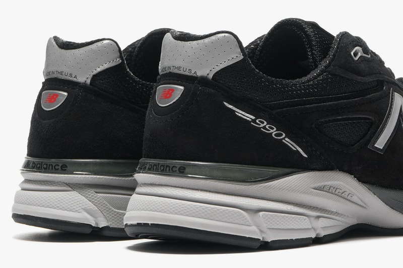 New Balance M990 Black Pig Suede Mesh release info silver footwear sneakers running