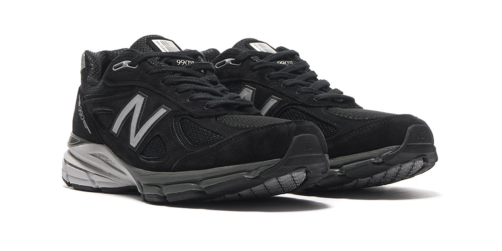 New Balance M990 Black Pig Suede/Mesh | Hypebeast 