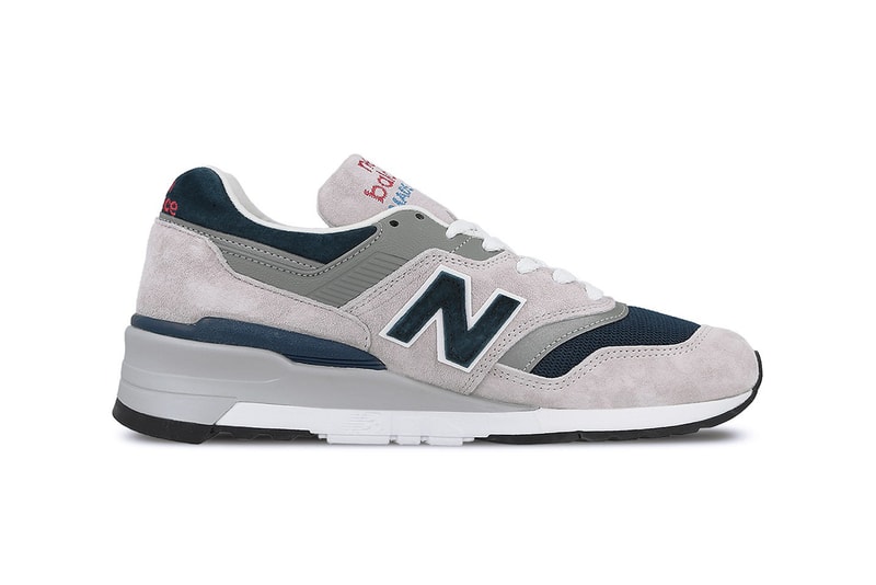 New Balance Made in USA 997 Grey White Blue Colorway Release Details Pricing Purchase Available In-Stock €229.95 EUR £200 GBP $308 USD Sneakers Kicks Shoes Trainers