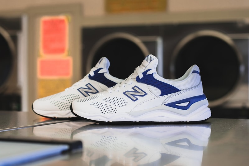 New Balance X-90 White Blue 2018 may footwear