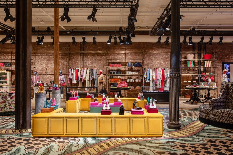 Gucci New York City SoHo Wooster Street High Fashion Dapper Dan Exclusive Opening Stores Interior Design